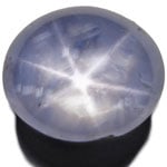 8.38-Carat Sky-Blue Ceylonese Star Sapphire (Non-Treated)