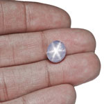 8.38-Carat Sky-Blue Ceylonese Star Sapphire (Non-Treated)