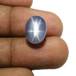 10.76-Carat Superb Blue Star Sapphire (Natural & Untreated)