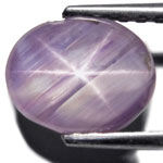 2.96-Carat Pinkish Grey Star Sapphire from Ceylon, Sri Lanka