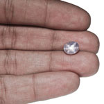 5.12-Carat White Star Sapphire from Ceylon (Non-Treated)