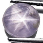 2.30-Carat Light Pinkish Grey Star Sapphire from Ceylon