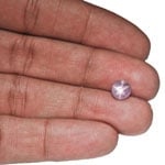 2.30-Carat Light Pinkish Grey Star Sapphire from Ceylon