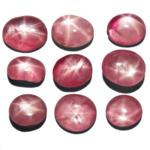 6.51-Carat Lot of Pink Star Sapphires from Mogok (Burma)