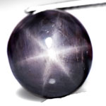 13.58-Carat Amazing Grey Black Star Sapphire with Dancing Star