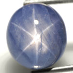 7.93-Carat Lovely Sky-Blue Star Sapphire from Mogok, Burma