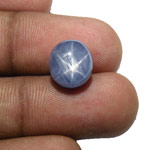 7.93-Carat Lovely Sky-Blue Star Sapphire from Mogok, Burma