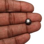 4.10-Carat Greyish Black Star Sapphire