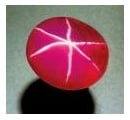 Asterism in a Star Ruby