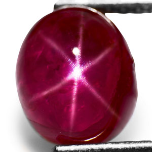 4.73-Carat Beautiful Deep Magenta Red Star Ruby from Mokok | eBay