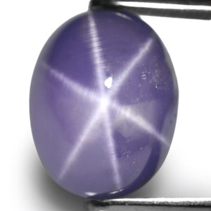 13.88 Carat Greyish Purple Star Sapphire From Ceylon  