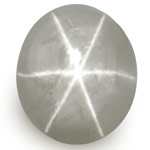 8.54-Carat Grey Star Sapphire from Sri Lanka (IGI-Certified)