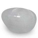 8.14-Carat Pale Bluish White 6-Ray Star Sapphire from Sri Lanka