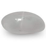 5.53-Carat Soft Bluish Grey Star Sapphire from Ceylon (Unheated)