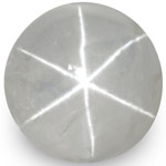 9.26-Carat 11mm Round Star Sapphire from Sri Lanka (Sharp Star)