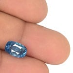 4.30-Carat Unheated Lustrous Blue Sapphire from Kashmir (GIA)