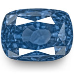 4.07-Carat Rare Unheated Royal Blue Kashmir Sapphire (GIA)