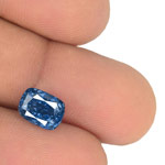 4.07-Carat Rare Unheated Royal Blue Kashmir Sapphire (GIA)