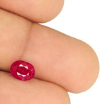 1.77-Carat Unheated Intense Pinkish Red Ruby from Burma (IGI)