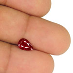 1.10-Carat Unheated Deep Purple Red Ruby from Mozambique (IGI)