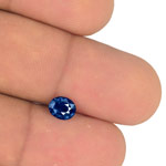 0.87-Carat Unheated VVS-Clarity Vivid Royal Blue Sapphire (IGI)