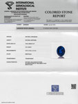 0.87-Carat Unheated VVS-Clarity Vivid Royal Blue Sapphire (IGI)