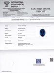 0.54-Carat Unheated VVS-Clarity Royal Blue Sapphire from Nigeria