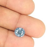 3.99-Carat Unheated VVS-Clarity Lustrous Blue Ceylonese Sapphire