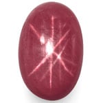 7.48-Carat Vietnamese Star Ruby with Unique Double-Star Effect