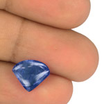 4.39-Carat Cabochon-Cut Lively Intense Blue Tanzanite (GRS)