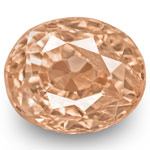 0.54-Carat GRS-Certified Unheated Oval-Cut Padparadscha Sapphire