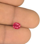 0.82-Carat Cushion-Cut Bright Pink Spinel from Burma (Unheated)