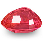 0.87-Carat Eye-Clean Intense Orangy Pink Spinel from Burma (IGI)