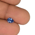 1.00-Carat VVS-Clarity Velvety Intense Blue Burma Sapphire (IGI)