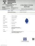 1.00-Carat VVS-Clarity Velvety Intense Blue Burma Sapphire (IGI)