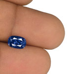 1.38-Carat Beautiful VS-Clarity Vivid Royal Blue Burma Sapphire