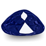 1.12-Carat Cushion-Cut Fiery Vivid Royal Blue Burmese Sapphire