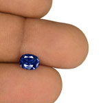 1.12-Carat Cushion-Cut Fiery Vivid Royal Blue Burmese Sapphire