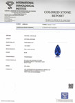 1.00-Carat Flawless Intense Violetish Blue Ceylon Sapphire (IGI)