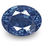 1.34-Carat Unheated Eye-Clean Deep Blue Burmese Sapphire (IGI)