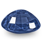 1.34-Carat Unheated Eye-Clean Deep Blue Burmese Sapphire (IGI)