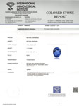 1.10-Carat IGI-Certified Unheated Royal Blue Burmese Sapphire