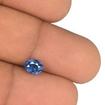 1.29-Carat Rare VVS-Clarity Velvety Blue Burmese Sapphire (IGI)