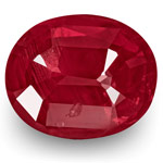 3.50-Carat Unheated Eye-Clean Velvety Pinkish Red Ruby (GRS)