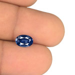 1.51-Carat Unheated VVS-Clarity Deep Blue Ceylon Sapphire (GRS)
