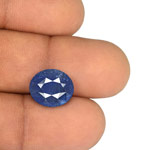 7.70-Carat Natural & Unheated Cornflower Blue Kashmir Sapphire