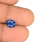 2.14-Carat VVS-Clarity Blue Sapphire from Burma (IGI-Certified)