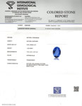 1.58-Carat Flawless Oval-Cut Sapphire from Ceylon (GRS)