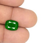 5.39-Carat Beautiful Eye-Clean Royal Green Zambian Emerald (GRS)