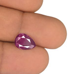 2.62-Carat IGI-Certified Unheated Pear-Shaped Pakistan Sapphire